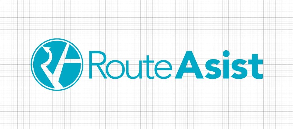 Route Asist logosu ızgara üzerinde